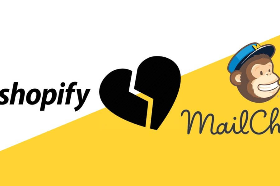 mailchimp rimuove app da shopify
